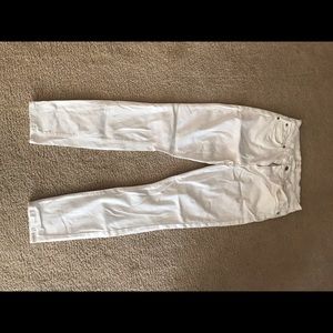 High waist seven for all mankind white pants